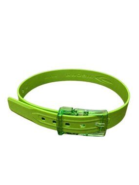 Tigora Japanese Brand Neon Green Rubber Belt Made in Japan